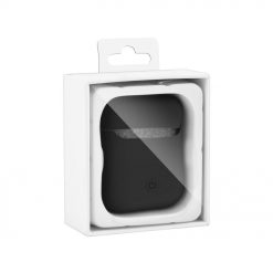 Lacné Kryty | Puzdro Silicone AirPods box čierne – Apple AirPods | Lacné Kryty