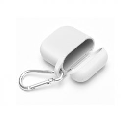 Lacné Kryty | Puzdro Silicone Holder biele – Apple AirPods | Lacné Kryty
