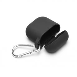 Lacné Kryty | Puzdro Silicone Holder čierne – Apple AirPods | Lacné Kryty
