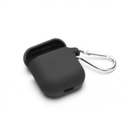 Lacné Kryty | Puzdro Silicone Holder čierne – Apple AirPods | Lacné Kryty