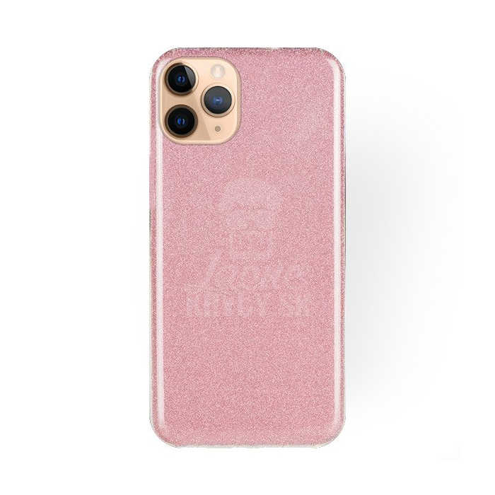 Ligotavý Kryt Forcell Shining ružový – iPhone 11 Pro