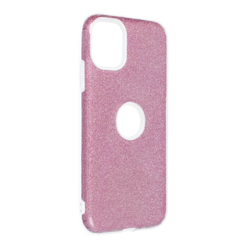Lacné Kryty | Ligotavý Kryt Forcell Shining ružový – iPhone 11