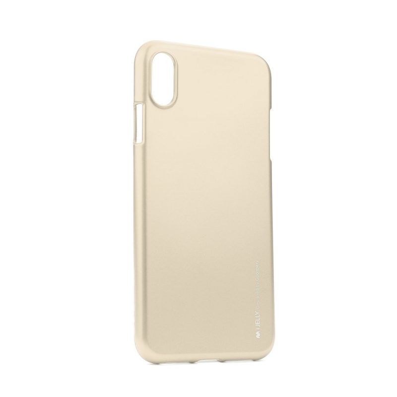 Lacné Kryty | Zadný kryt i-Jelly Case Mercury zlatý – iPhone Xs Max