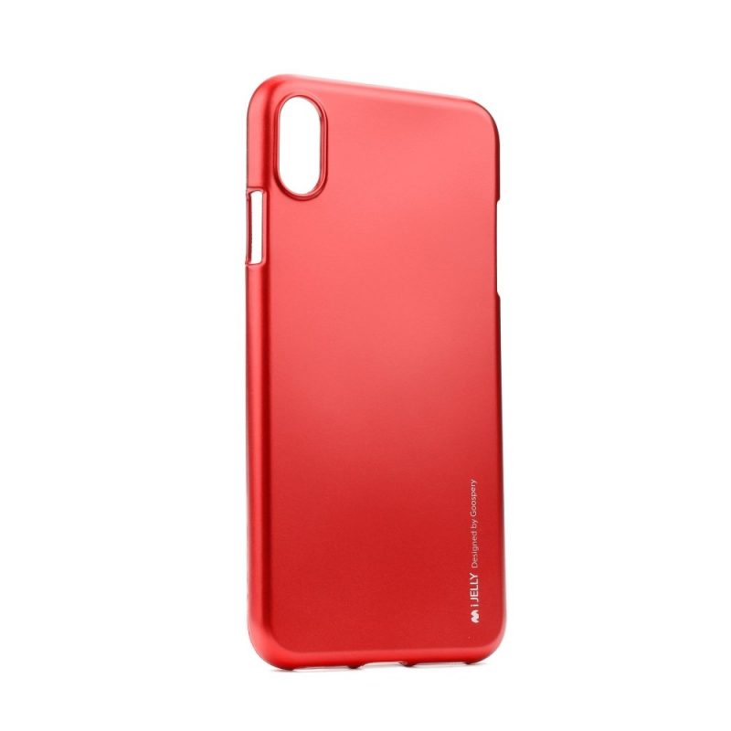 Lacné Kryty | Zadný kryt i-Jelly Case Mercury červený – iPhone Xs Max