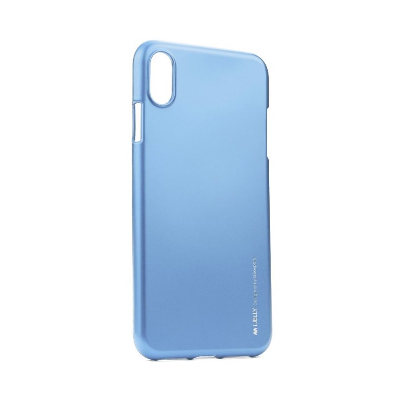 Lacné Kryty | Zadný kryt i-Jelly Case Mercury modrý – iPhone Xs Max