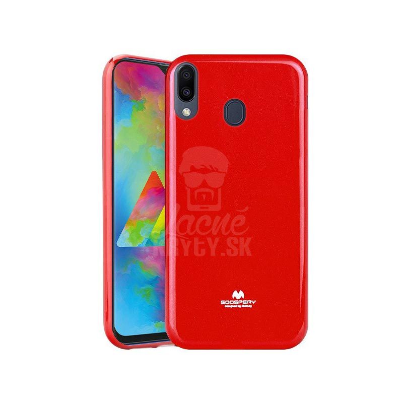 Lacné Kryty | Gumený kryt Jelly Mercury červený – Samsung Galaxy M20