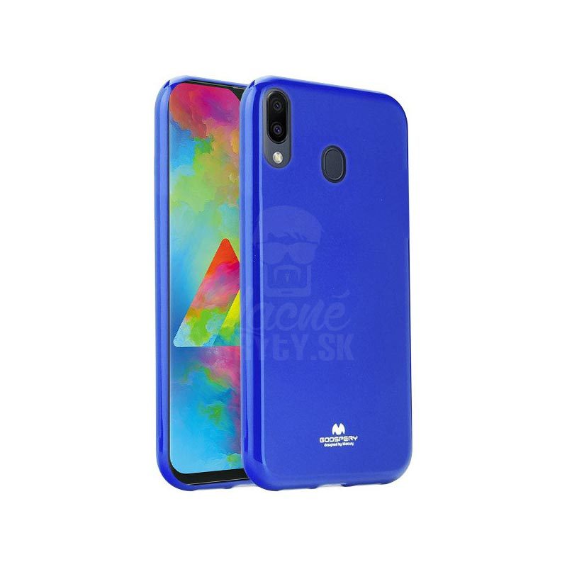 Lacné Kryty | Gumený kryt Jelly Mercury modrý – Samsung Galaxy M20