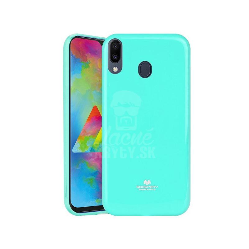 Lacné Kryty | Gumený kryt Jelly Mercury mätový – Samsung Galaxy M20