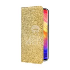 Puzdro Shining Book zlaté – Xiaomi Redmi 7