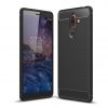 Lacné Kryty | Peňaženkové puzdro Litchi čierne – Nokia 7 Plus | Lacné Kryty