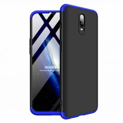Lacné Kryty | Puzdro 360 Protection čierno-modré – OnePlus 6T | Lacné Kryty