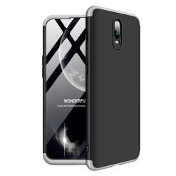 Lacné Kryty | Puzdro 360 Protection čierno-strieborné – OnePlus 6T | Lacné Kryty