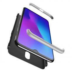 Puzdro 360 Protection čierno-strieborné – OnePlus 6T | Lacné Kryty Lacné Kryty | Puzdro 360 Protection čierno-strieborné – OnePlus 6T | Lacné Kryty