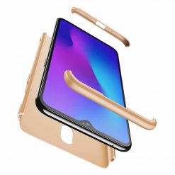 Lacné Kryty | Puzdro 360 Protection zlaté – OnePlus 6T | Lacné Kryty
