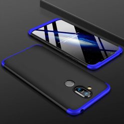 Puzdro 360 Protection modro-čierne – Nokia 8.1 | Lacné Kryty Lacné Kryty | Puzdro 360 Protection modro-čierne – Nokia 8.1 | Lacné Kryty