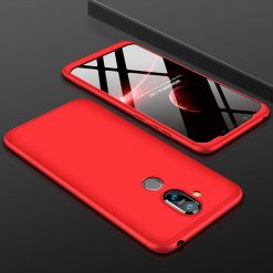 Lacné Kryty | Puzdro 360 Protection červené – Nokia 8.1 | Lacné Kryty