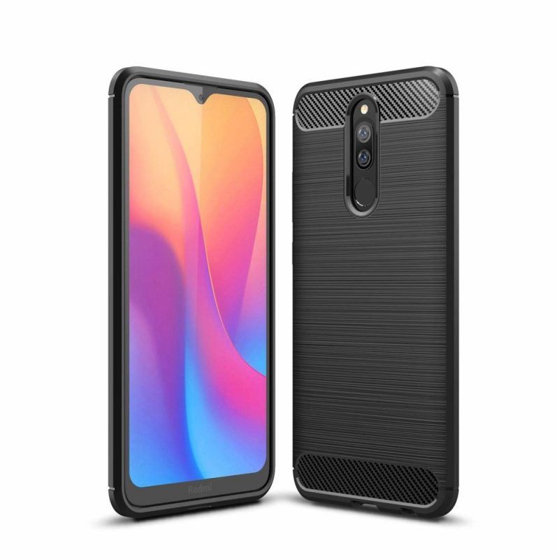 Lacné Kryty | Zadný kryt Carbon čierny – Xiaomi Redmi 8A