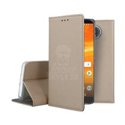 Knižkové puzdro Smart Case Book zlaté – Motorola Moto E5 Plus