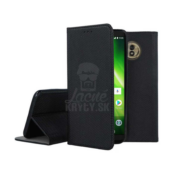 Knižkové puzdro Smart Case Book čierne – Motorola Moto G6 Play