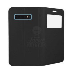 Lacné Kryty | Knižkové puzdro Smart Look čierne – Samsung Galaxy S10 | Lacné Kryty