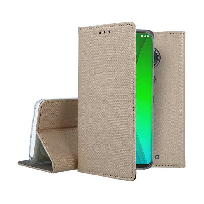 Knižkové puzdro Smart Case Book zlaté – Motorola Moto G7 / Moto G7 Plus | Lacné Kryty Lacné Kryty | Knižkové puzdro Smart Case Book zlaté – Motorola Moto G7 / Moto G7 Plus | Lacné Kryty