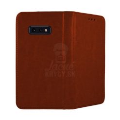 Kožené puzdro Smart Pro hnedé – Samsung Galaxy S10e | Lacné Kryty Lacné Kryty | Kožené puzdro Smart Pro hnedé – Samsung Galaxy S10e | Lacné Kryty