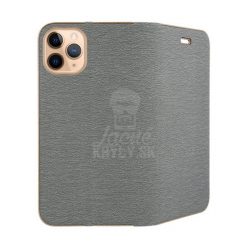 Lacné Kryty | Knižkové puzdro Luna Book strieborné – iPhone 11 Pro | Lacné Kryty