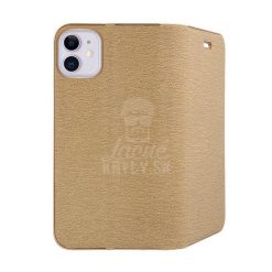 Lacné Kryty | Knižkové puzdro Luna Book zlaté – iPhone 11 | Lacné Kryty