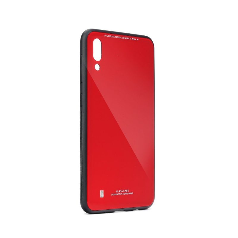 Lacné Kryty | Sklenený kryt Glass Case červený – Xiaomi Redmi Note 8