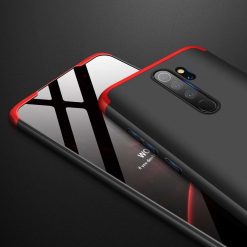 Obojstranné puzdro 360 Full body protection čierno-červené – Xiaomi Redmi Note 8 Pro | Lacné Kryty Lacné Kryty | Obojstranné puzdro 360 Full body protection čierno-červené – Xiaomi Redmi Note 8 Pro | Lacné Kryty