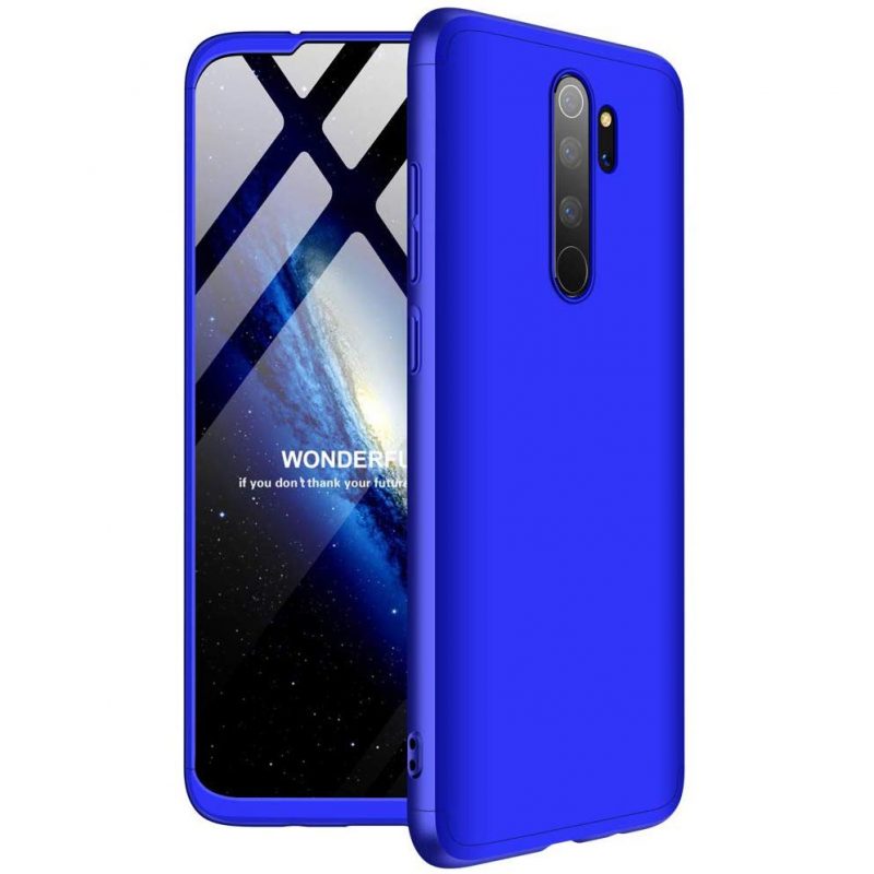 Lacné Kryty | Obojstranné puzdro 360 Full body protection modré – Xiaomi Redmi Note 8 Pro