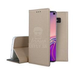 Knižkové puzdro Smart Case Book zlaté – Samsung Galaxy S10e