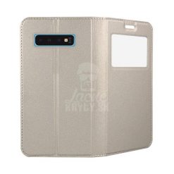 Knižkové puzdro Smart Look zlaté – Samsung Galaxy S10 Plus (S10+) | Lacné Kryty Lacné Kryty | Knižkové puzdro Smart Look zlaté – Samsung Galaxy S10 Plus (S10+) | Lacné Kryty