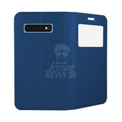 Lacné Kryty | Knižkové puzdro Smart Look modré – Samsung Galaxy S10 Plus (S10+) | Lacné Kryty