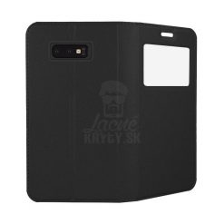 Lacné Kryty | Knižkové puzdro Smart Look čierne – Samsung Galaxy S10e | Lacné Kryty