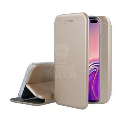 Peňaženkové puzdro Elegance zlaté – Samsung Galaxy S10 Plus (S10+