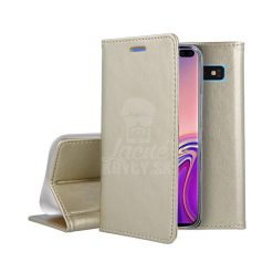 Knižkové puzdro Magnet Book zlaté – Samsung Galaxy S10 Plus (S10+)