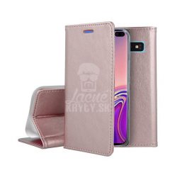 Knižkové puzdro Magnet Book ružové – Samsung Galaxy S10 Plus (S10+)