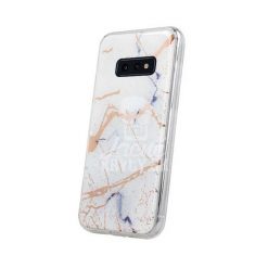 Lacné Kryty | Zadný kryt s potlačou Marble biely – Samsung Galaxy S10e | Lacné Kryty