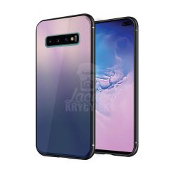 Sklenený kryt Aurora glass hnedo-čierny – Samsung Galaxy S10 Plus (S10+)