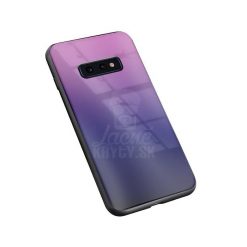 Lacné Kryty | Sklenený kryt Aurora glass ružovo-čierny – Samsung Galaxy S10e | Lacné Kryty