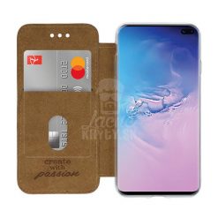 Knižkové puzdro Prime case hnedé – Samsung Galaxy S10 Plus (S10+) | Lacné Kryty Lacné Kryty | Knižkové puzdro Prime case hnedé – Samsung Galaxy S10 Plus (S10+) | Lacné Kryty