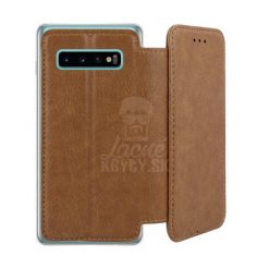 Knižkové puzdro Prime case hnedé – Samsung Galaxy S10 Plus (S10+) | Lacné Kryty Lacné Kryty | Knižkové puzdro Prime case hnedé – Samsung Galaxy S10 Plus (S10+) | Lacné Kryty