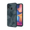 Lacné Kryty | Silikónový kryt Geometric lesklý čierny – Samsung Galaxy A20e | Lacné Kryty