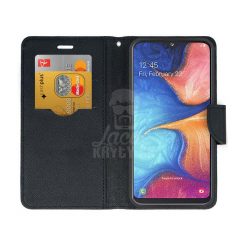 Peňaženkové puzdro Fancy Book čierne – Samsung Galaxy A20e | Lacné Kryty Lacné Kryty | Peňaženkové puzdro Fancy Book čierne – Samsung Galaxy A20e | Lacné Kryty