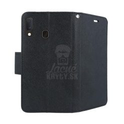 Peňaženkové puzdro Fancy Book čierne – Samsung Galaxy A20e | Lacné Kryty Lacné Kryty | Peňaženkové puzdro Fancy Book čierne – Samsung Galaxy A20e | Lacné Kryty