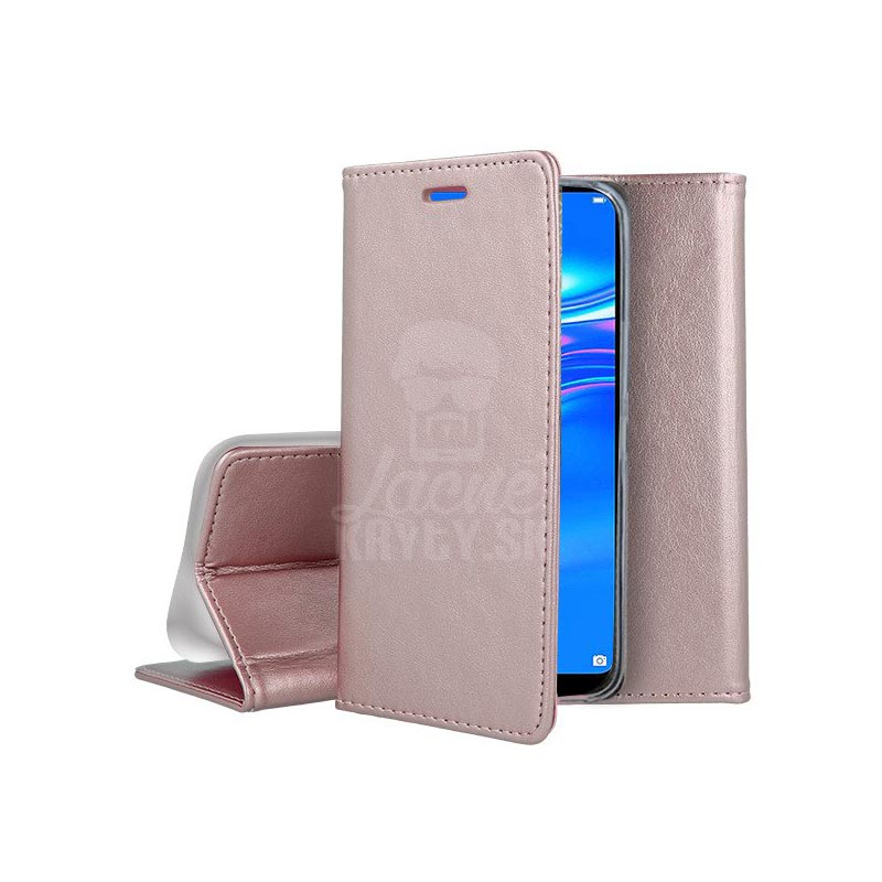 Knižkové puzdro Magnet Book ružové – Xiaomi Redmi Note 8 Pro