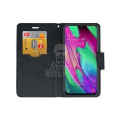 Lacné Kryty | Peňaženkové puzdro Fancy Book čierne – Xiaomi Redmi 8 | Lacné Kryty