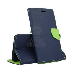 Lacné Kryty | Peňaženkové puzdro Fancy Book modro-limetkové – Xiaomi Redmi 8A | Lacné Kryty