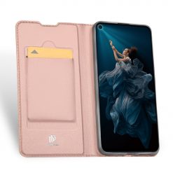 Knižkové puzdro Dux Ducis Skin Pro ružové – Honor 20 / Huawei Nova 5T | Lacné Kryty Lacné Kryty | Knižkové puzdro Dux Ducis Skin Pro ružové – Honor 20 / Huawei Nova 5T | Lacné Kryty